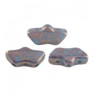 Les perles par Puca® Delos Perlen Opaque aqua bronze 63020/15496